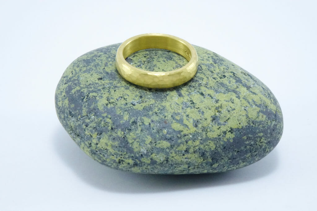 Fingerring Gold Schweiz Waschgold geschmiedet