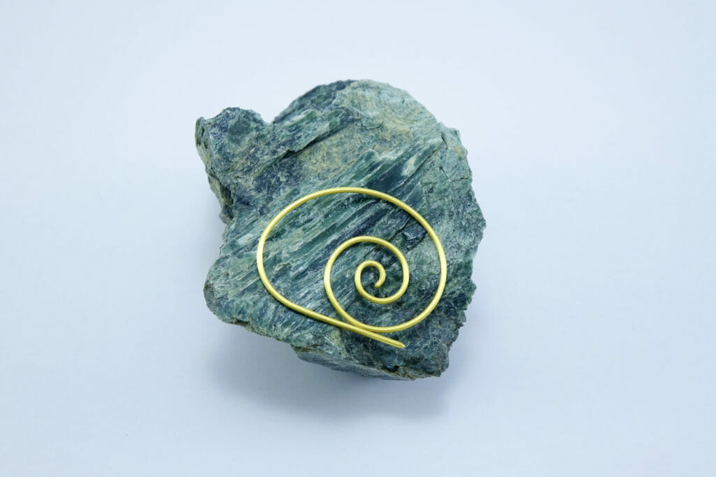 Ohrhaenger Spirale Schnecke Gold